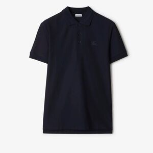 Burberry Men’s Navy Cotton Polo Shirt